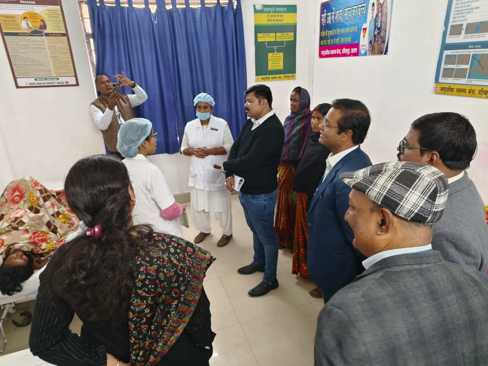 दरियापुर सीएचसी मरीजों की दी जानेवाली स्वास्थ्य सुविधाओं का किया असेस्मेंट।