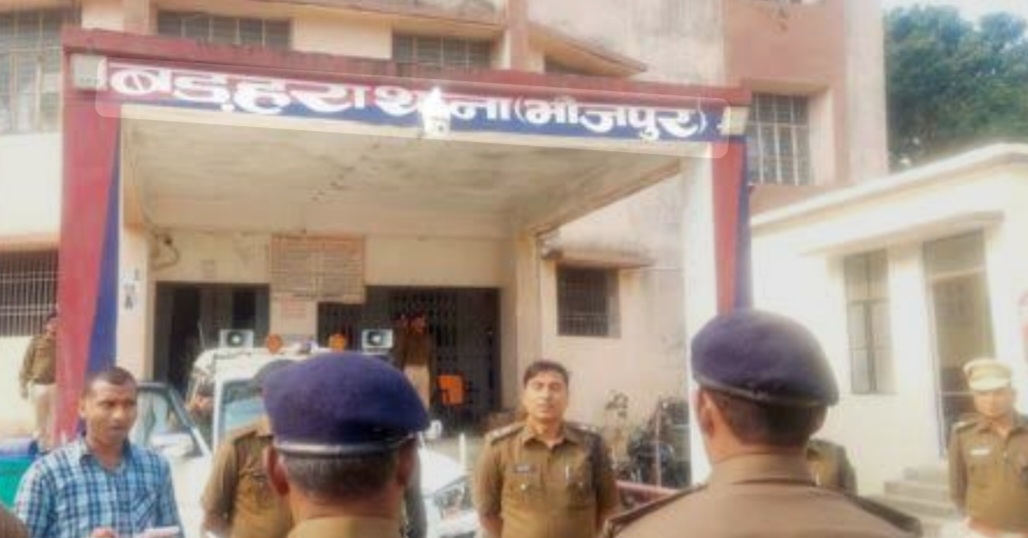 बड़हरा में दो नामजद आरोपित गिरफ्तार जेल।