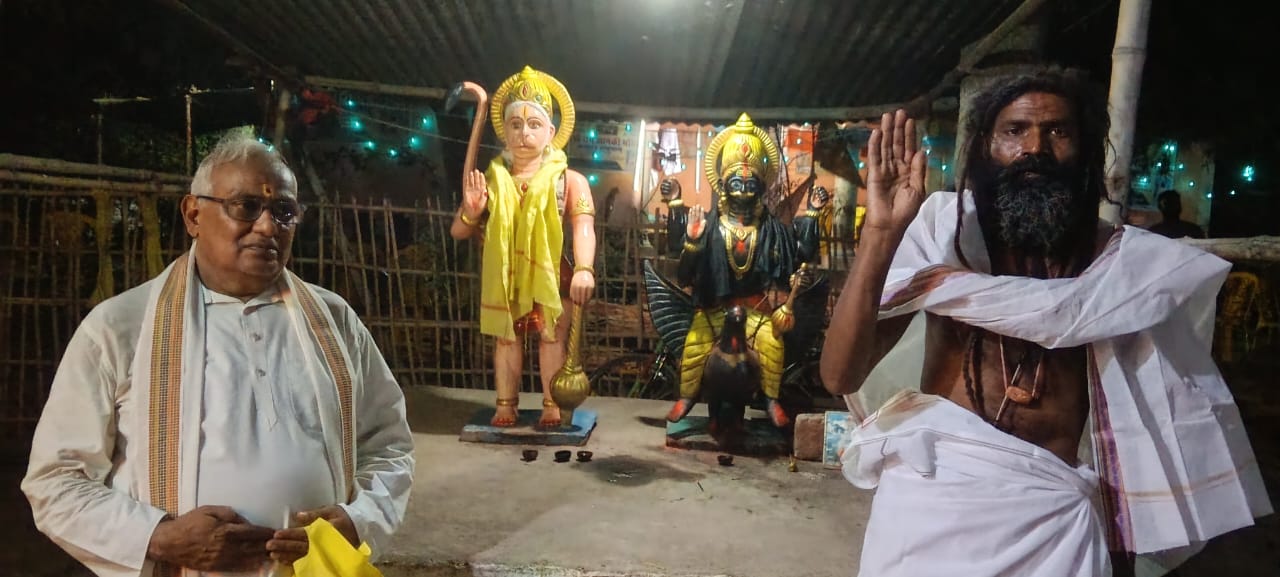 हाथी दास की मठिया राम जानकी मठ में अखंड अष्टयाम भक्तों की अपार भीड़।