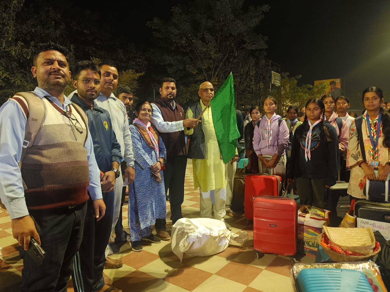 19th नेशनल जंबूरी के लिए सारण की टीम रवाना।