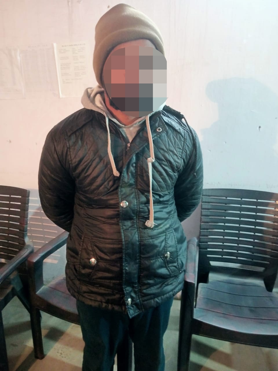 गीधा मे ट्रैक्टर डाला चोरी के आरोप में एक युवक गिरफ्तार जेल।